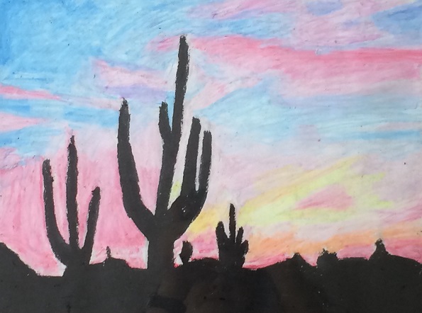 Soft Pastels of western sunset